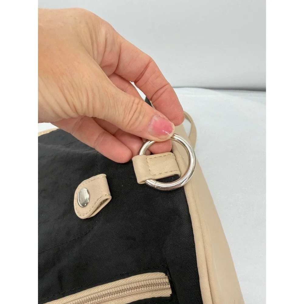 MultiSac Crossbody Backpack-Like Bag Two Tone Multi Pocket Organizer Travel